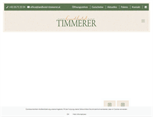 Tablet Screenshot of landhotel-timmerer.at